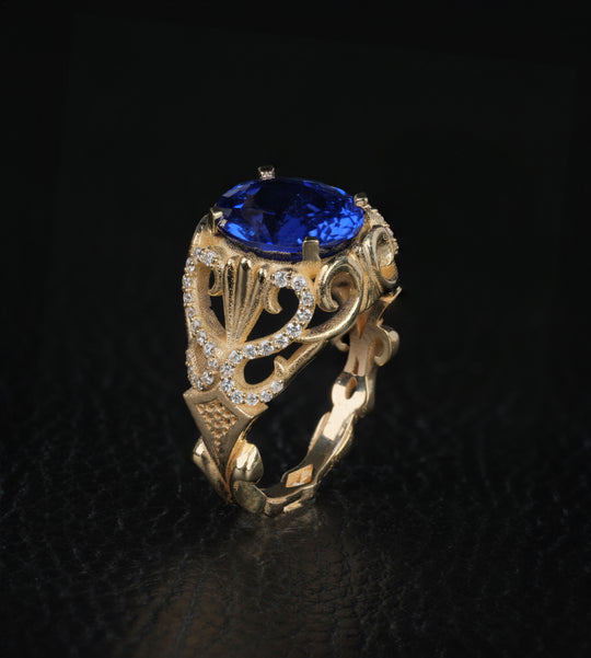 Azure Sapphire Ring