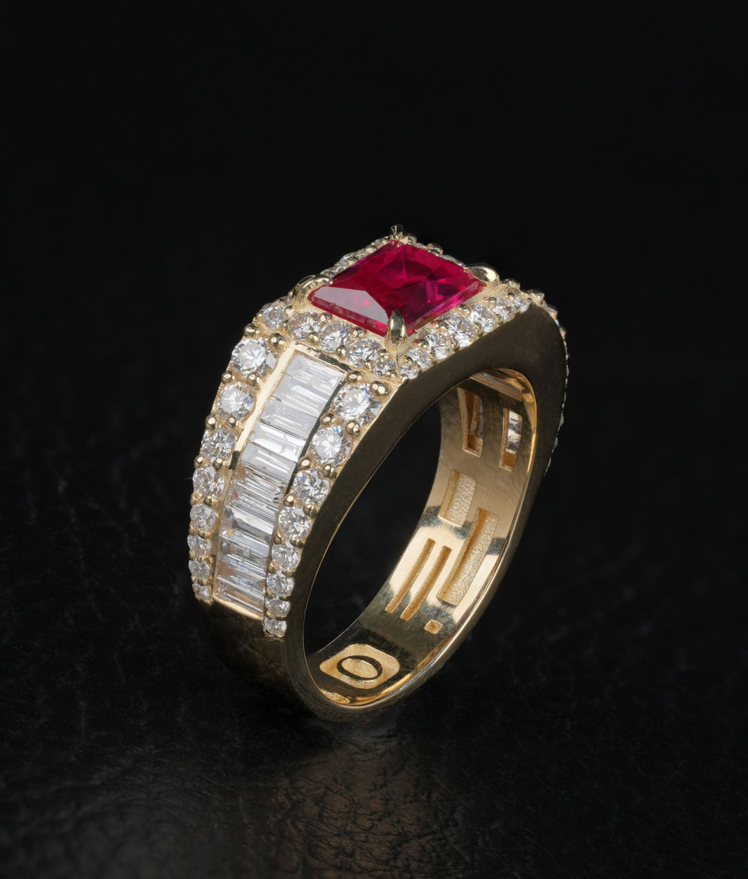 Ruby Baguette Ring